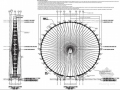 [国外]大型组合钢箱梁结构摩天轮结构施工图（国外设计 全英文图纸）