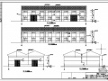 某塑料制品三角形屋架排架厂房建筑结构设计图(含PKPM计算模型)