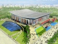 奥运会摔跤馆(某农业大学体育馆)建筑参选方案设计