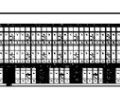 某三层大型轻钢厂房建筑方案图