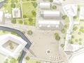 小清新风格建筑平面图