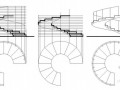 钢结构螺旋楼梯节点详图及画法