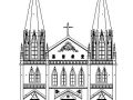 [哥特风格]教堂建筑方案图