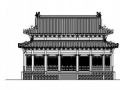 [山东]某寺庙古建群建筑方案图