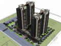 现代住宅建筑SketchUp模型下载