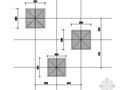 某方形蘑菇亭大样详图