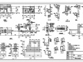 某城市污水处理厂传达室及大门结构图