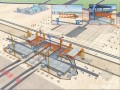 [浙江]火车站项目施工建设阶段BIM技术应用汇报（三维图）
