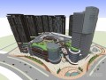 大型商场建筑SketchUp模型下载