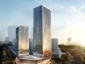 [湖南]超高层双塔式酒店办公中心建筑设计方案文本