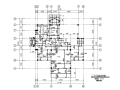 二层钢混框架结构别墅建筑结构施工图（CAD、17张）