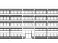 四层正方形商场建筑方案图