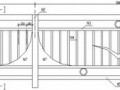 桥梁不锈钢栏杆大样图（V字型装饰）