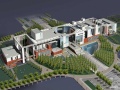 [甘肃]某工业大学校园规划设计方案文本（含效果图）