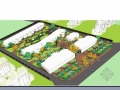 居住区组团绿地景观设计效果图