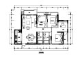 [福州]新中式住宅精装样板间设计施工图（含实景图）