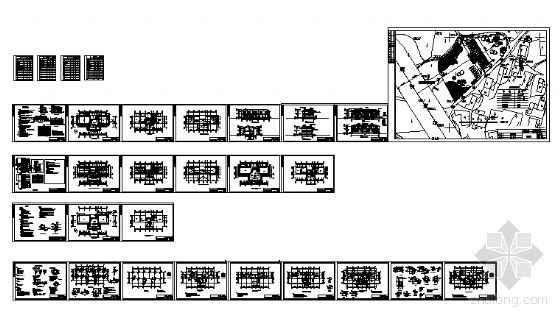 中西部地区某村委会二层办公楼建筑施工图