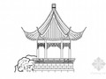 中式古建六角亭施工详图