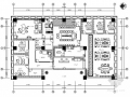 [四川]建筑工程公司时尚现代办公室精装修室内设计施工图（含效果）