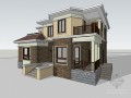 两层别墅SketchUp模型下载