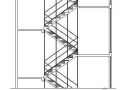 落地式楼梯防护栏杆构造示意图（二）