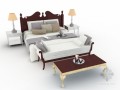 卧室床具家具组合3d模型下载
