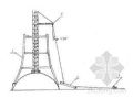电视塔钢结构工程三元桅杆安装工法