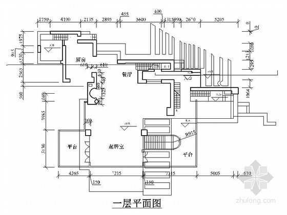 某三层流水别墅建筑方案图(含sketchup文件)