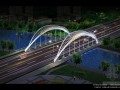 [浙江]8家设计院竞赛跨护城河3座20米宽桥梁方案设计24份（含CAD图 效果图）