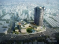 [上海]现代风格办公楼建筑设计方案文本(知名大学)