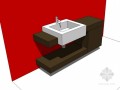 现代卫生间洗手盆SketchUp模型