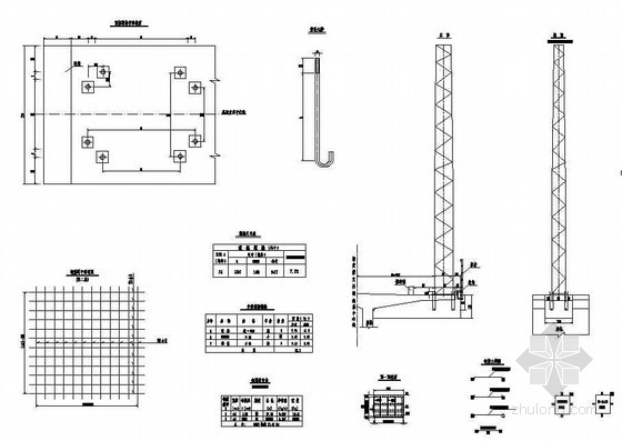 (32 3x48 32)m双线连续梁梁上接触网支柱钢筋混凝土支承节点详图设计
