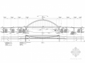[江苏]桥宽33.5m跨径90m斜靠式系杆拱桥设计图纸56张