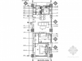 [上海]公寓区现代时尚两居室CAD室内装修施工图