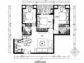 [福州]特色城市住宅区现代简约三居室样板房装修图（含效果）