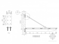 点玻式雨篷结构施工图