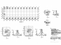 33米跨带挡土墙门式刚架结构厂房建筑结构图