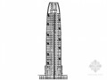 [江西]南昌某四十层超高层办公楼建筑施工图（199.9米）