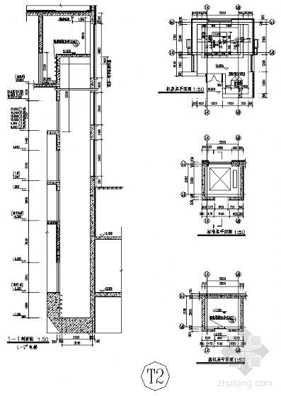 电梯大样图-建筑节点详图-筑龙建筑设计论坛