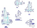 道路边坡支护钢筋混凝土重力式挡土墙设计图