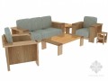 现代木质沙发3D模型下载