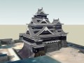 日本古建筑SketchUp模型下载