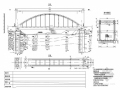 100m下承式钢管砼系杆拱桥全桥施工图（57张）