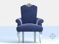 欧式古典休闲椅3D模型下载