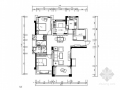 [北京]简约温馨三室三厅室内设计CAD施工图