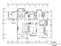 美式风格中南世纪城三居室住宅设计施工图（附效果图）