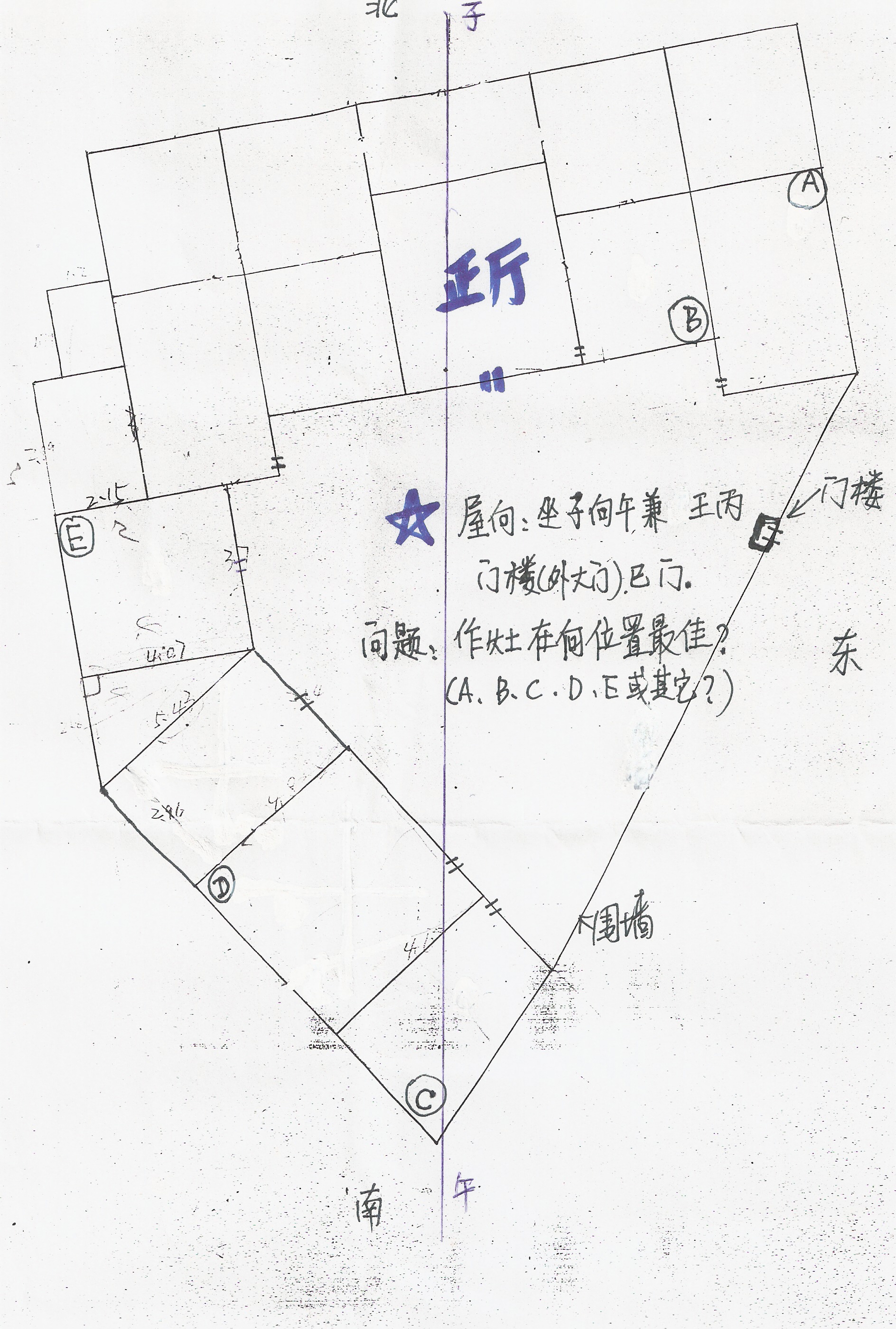 巽门坎主屋宅灶位的最佳位置-建筑风水-筑龙建筑设计