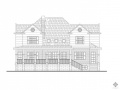 两套两层坡屋顶别墅CAD方案扩初图(带效果图)
