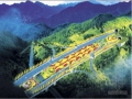 分离式隧道连接道路工程施工图设计（网格护坡 国际知名公司）