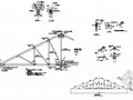 某14米跨三角形木屋架节点详图